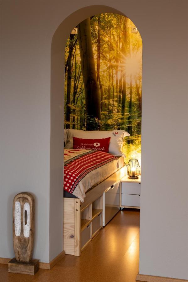 Ferienwohnung Fuchsbau Im Eg Des Ferienhauses Falkenhoehe Oberweißbach 外观 照片